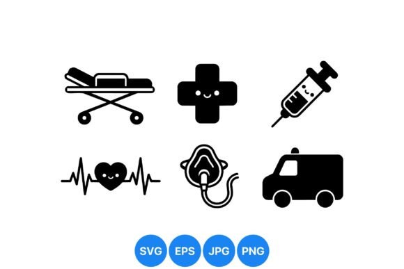 Cute Medical Icon Clipart SVG