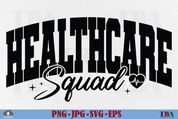 Healthcare Squad SVG Nurse Doctor CNA