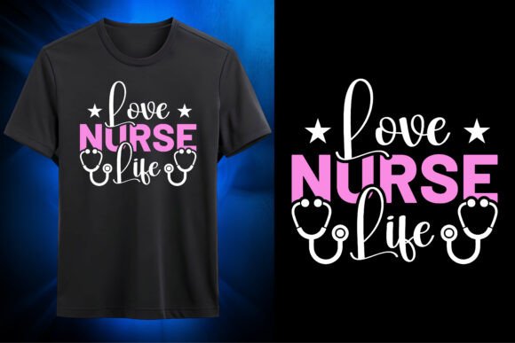 Love Nurse Life SVG Design
