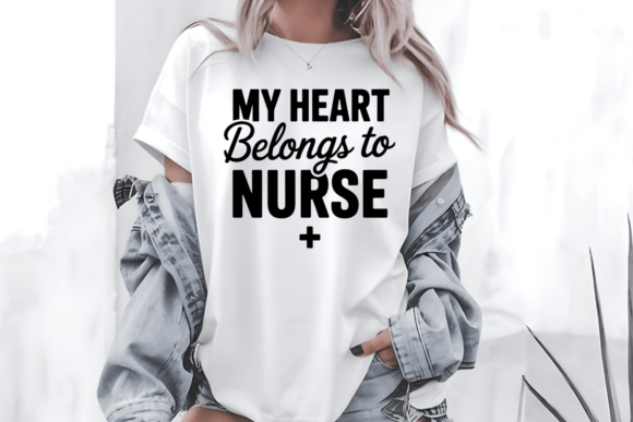 My Heart Belongs to Nurse SVG PNG