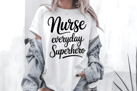 Nurse Everyday Superhero SVG PNG