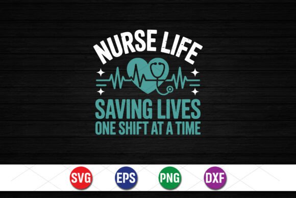 Nurse Life Saving Lives SVG