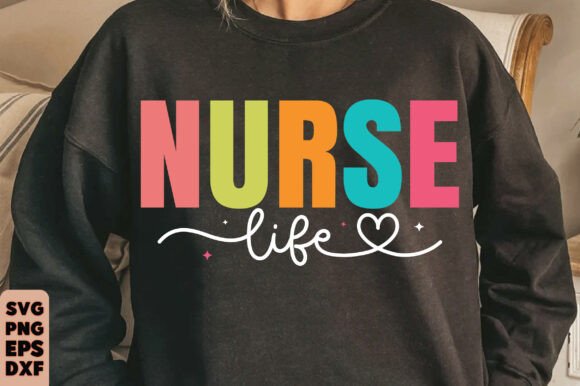 Nurse Life SVG: Varsity Nurse PNG