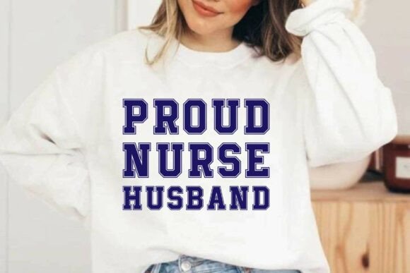 Proud Nurse Husband SVG PNG Sublimation