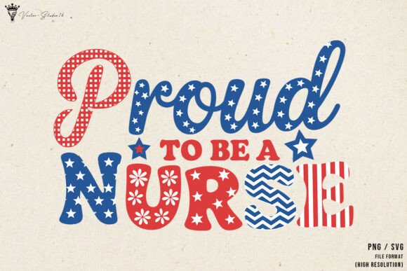 Proud to Be a Nurse Hand Drawn SVG PNG